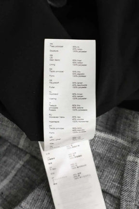 Mini short Claudie Pierlot Gris en Lin