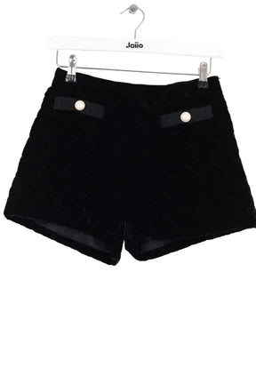 Mini short Claudie Pierlot Noir en Synthétique, taille XS - Seconde Main