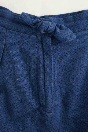 Mini short Des Petits Hauts Marine en Coton