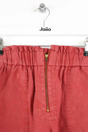 Mini short Des Petits Hauts Takoko Rouge en Lin