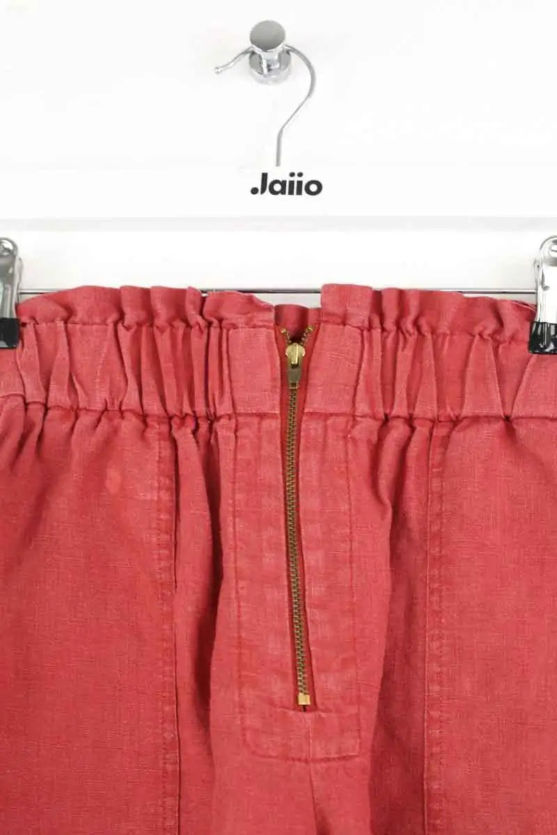 Mini short Des Petits Hauts Takoko Rouge en Lin