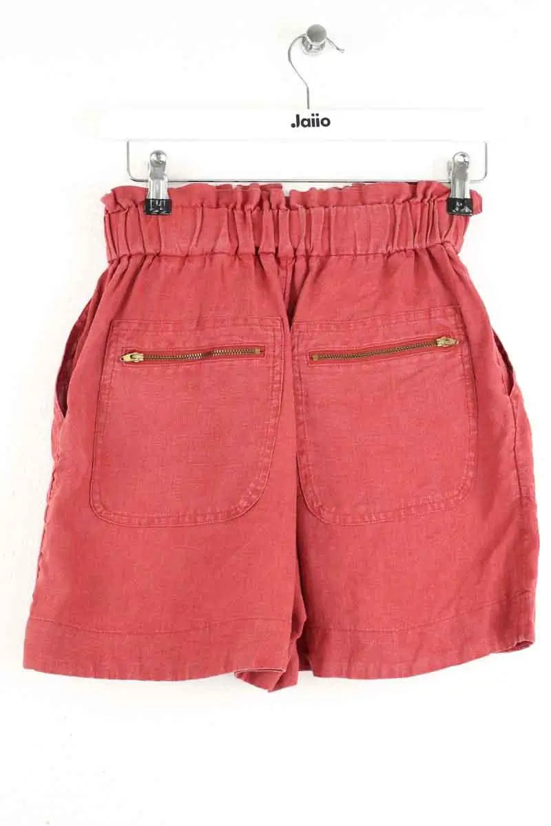 Mini short Des Petits Hauts Takoko Rouge en Lin