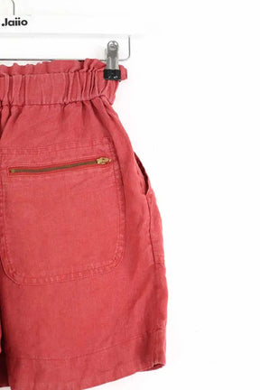 Mini short Des Petits Hauts Takoko Rouge en Lin
