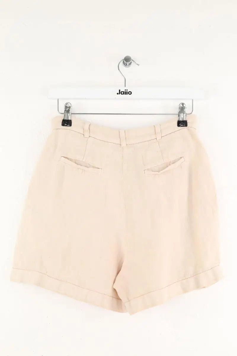 Mini short Des Petits Hauts Touquet Ecru en Lin