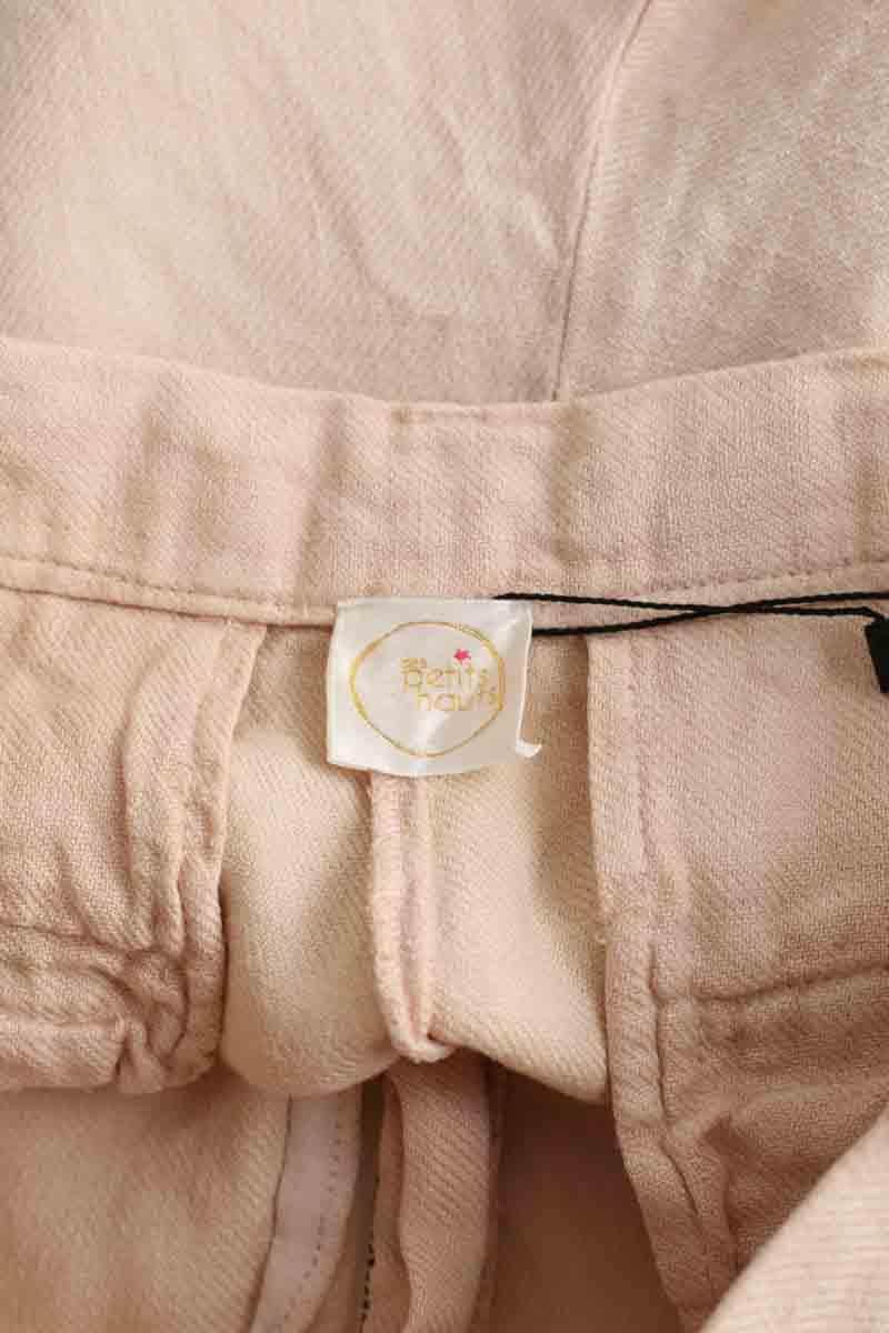 Mini short Des Petits Hauts Touquet Ecru en Lin