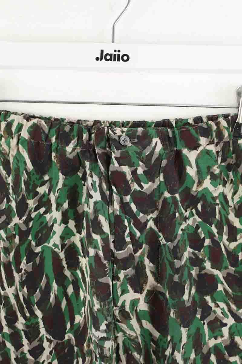Mini short Golden Goose Vert en Soie