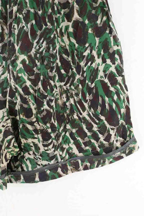 Mini short Golden Goose Vert en Soie