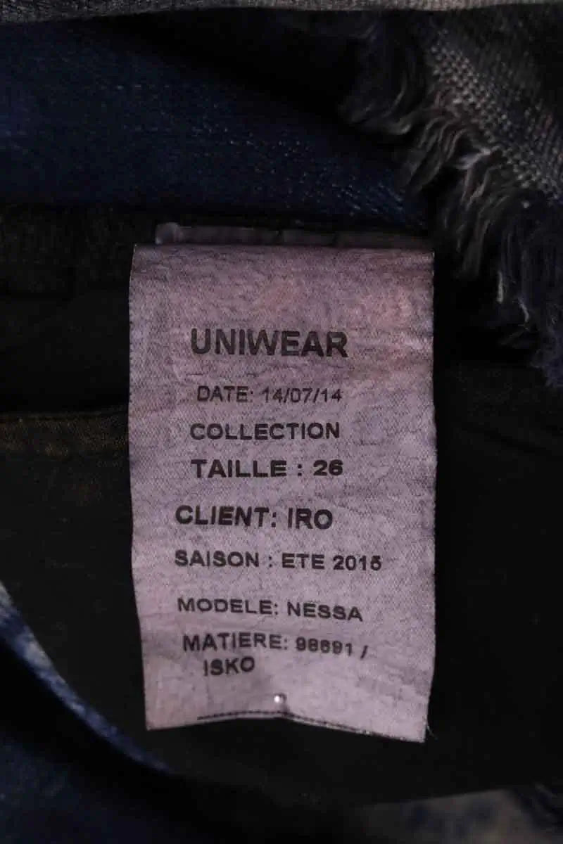 Mini short Iro Gris en Synthétique
