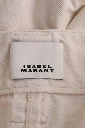 Mini short Isabel Marant Ecru en Coton