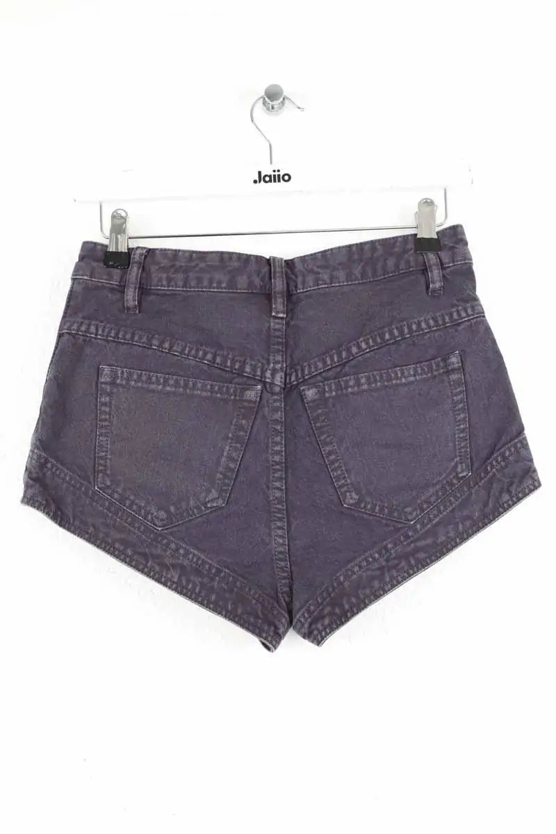 Mini short Isabel Marant Neidali Anthracite en Coton