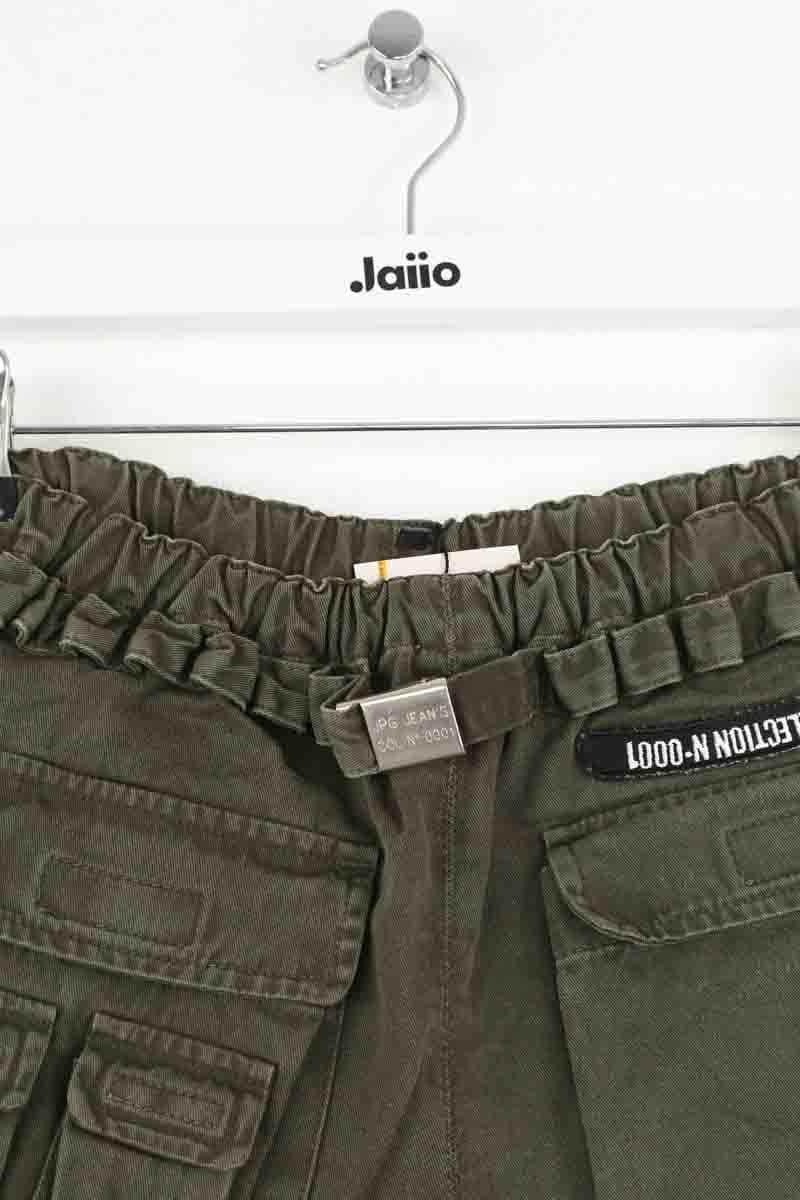 Mini short Jean Paul Gaultier Kaki en Coton