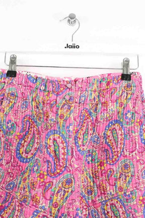 Mini short Laurence Bras Rose en Coton