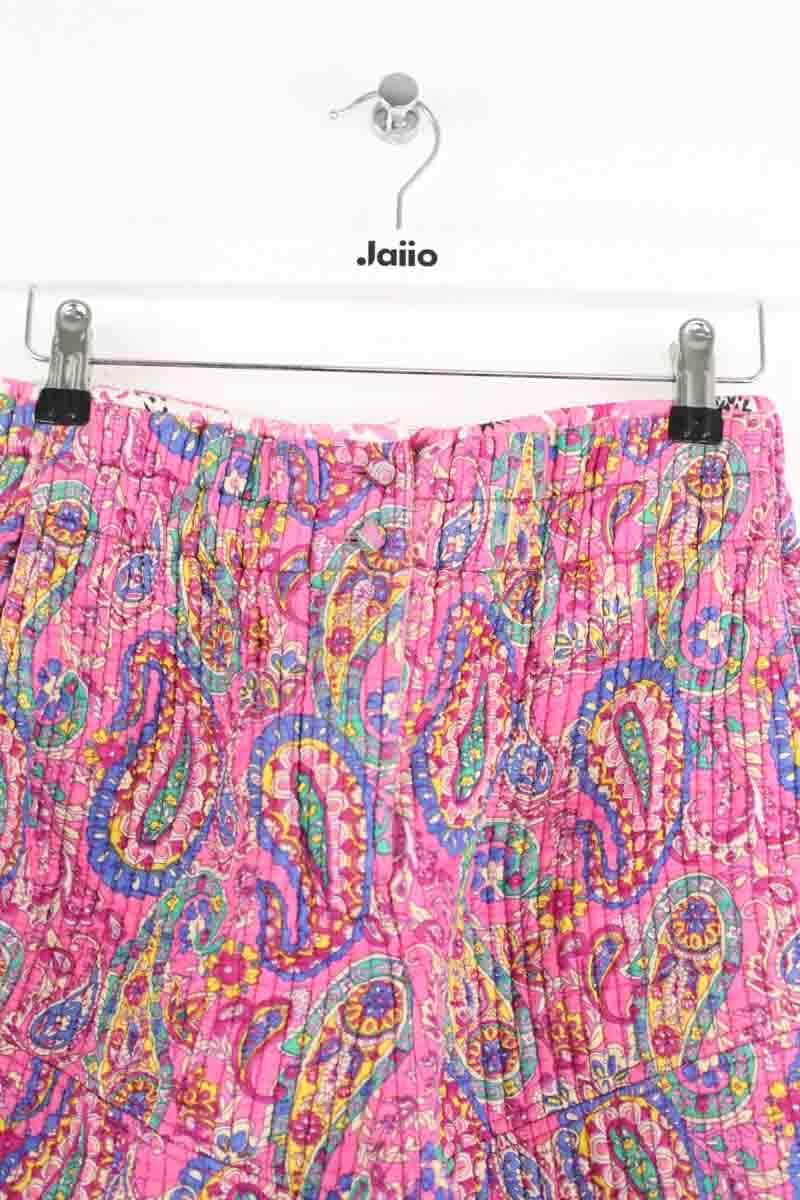 Mini short Laurence Bras Rose en Coton