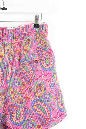 Mini short Laurence Bras Rose en Coton