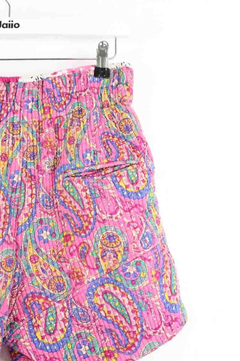 Mini short Laurence Bras Rose en Coton