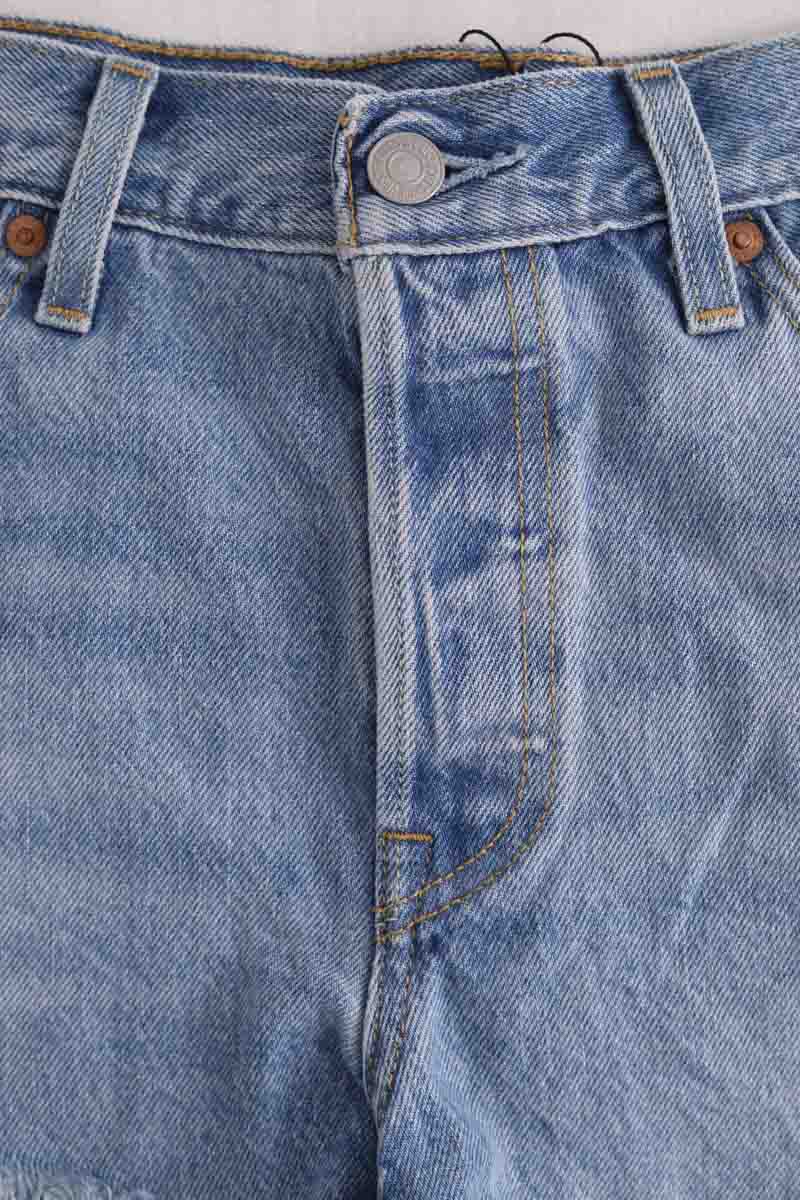 Mini short Levi's 501 Bleu en Coton
