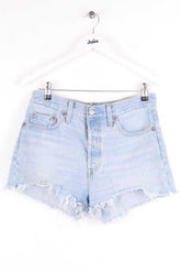 Mini short Levi's 501 Bleu en Coton, taille M - Seconde Main