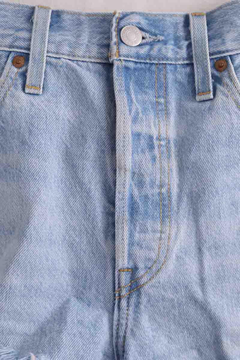 Mini short Levi's 501 Bleu en Coton