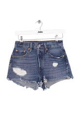 Mini short Levi's 501 Bleu en Coton, taille XS - Seconde Main