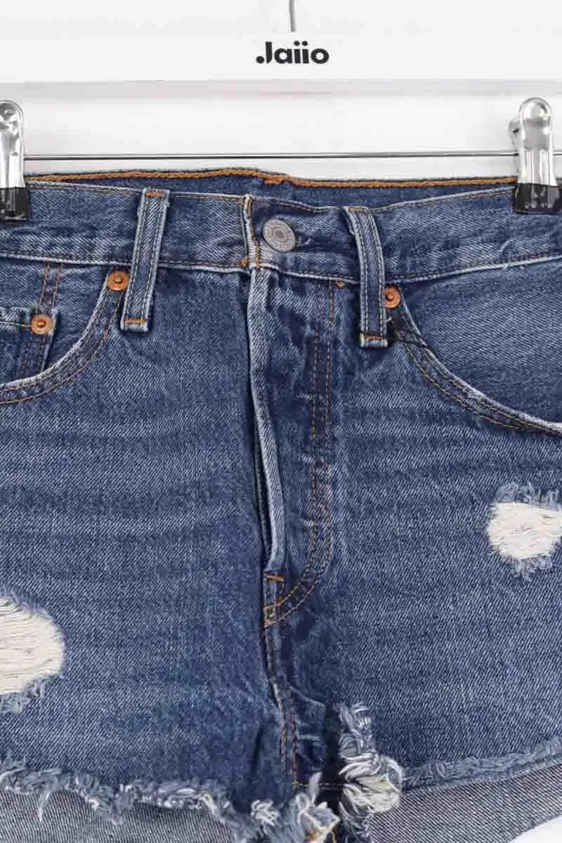 Mini short Levi's 501 Bleu en Coton