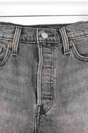 Mini short Levi's 501 Gris en Coton