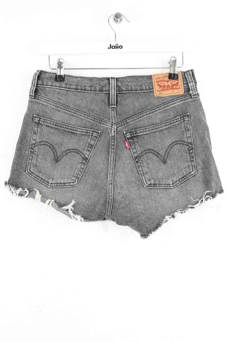 Mini short Levi's 501 Gris en Coton