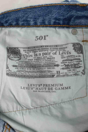 Mini short Levi's Bleu en Coton