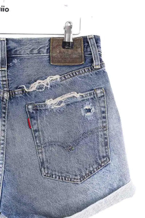Mini short Levi's Bleu en Coton