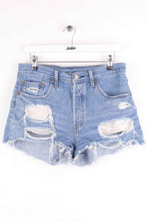 Mini short Levi's Bleu en Coton, taille M - Seconde Main