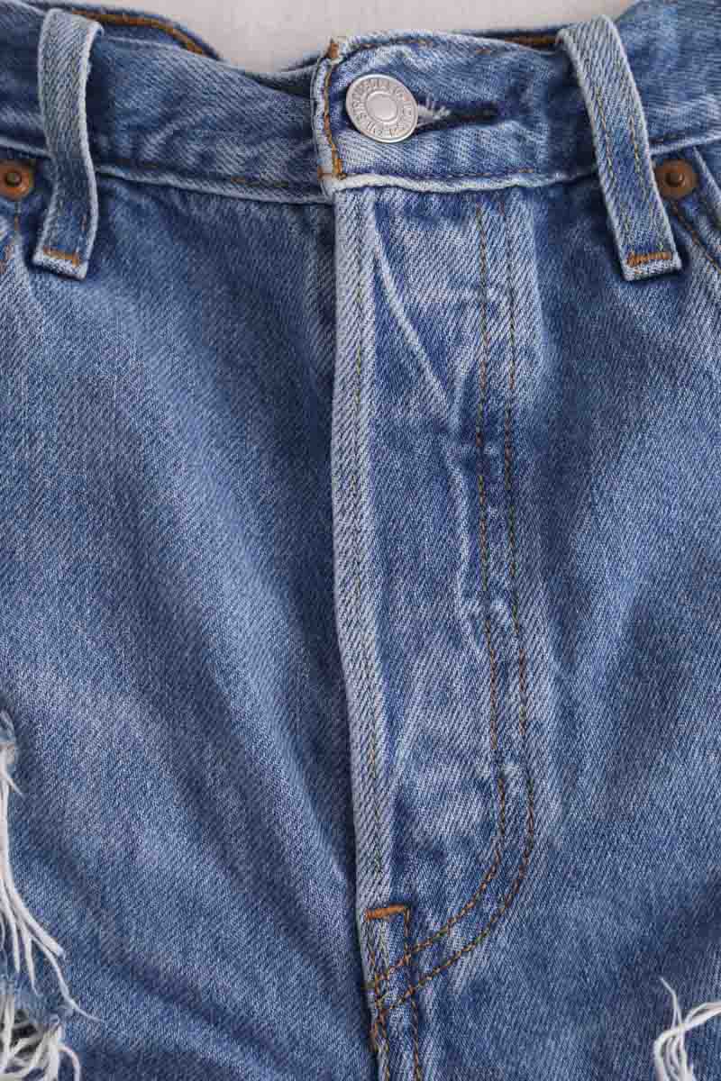 Mini short Levi's Bleu en Coton