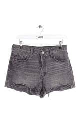 Mini short Levi's Gris en Coton, taille M - Seconde Main