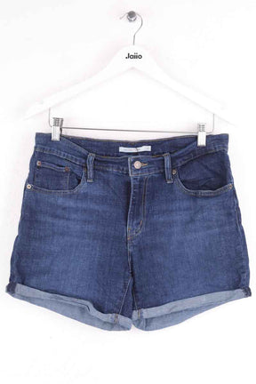 Mini short Levi's Mid Length Short Bleu en Coton, taille L - Seconde Main