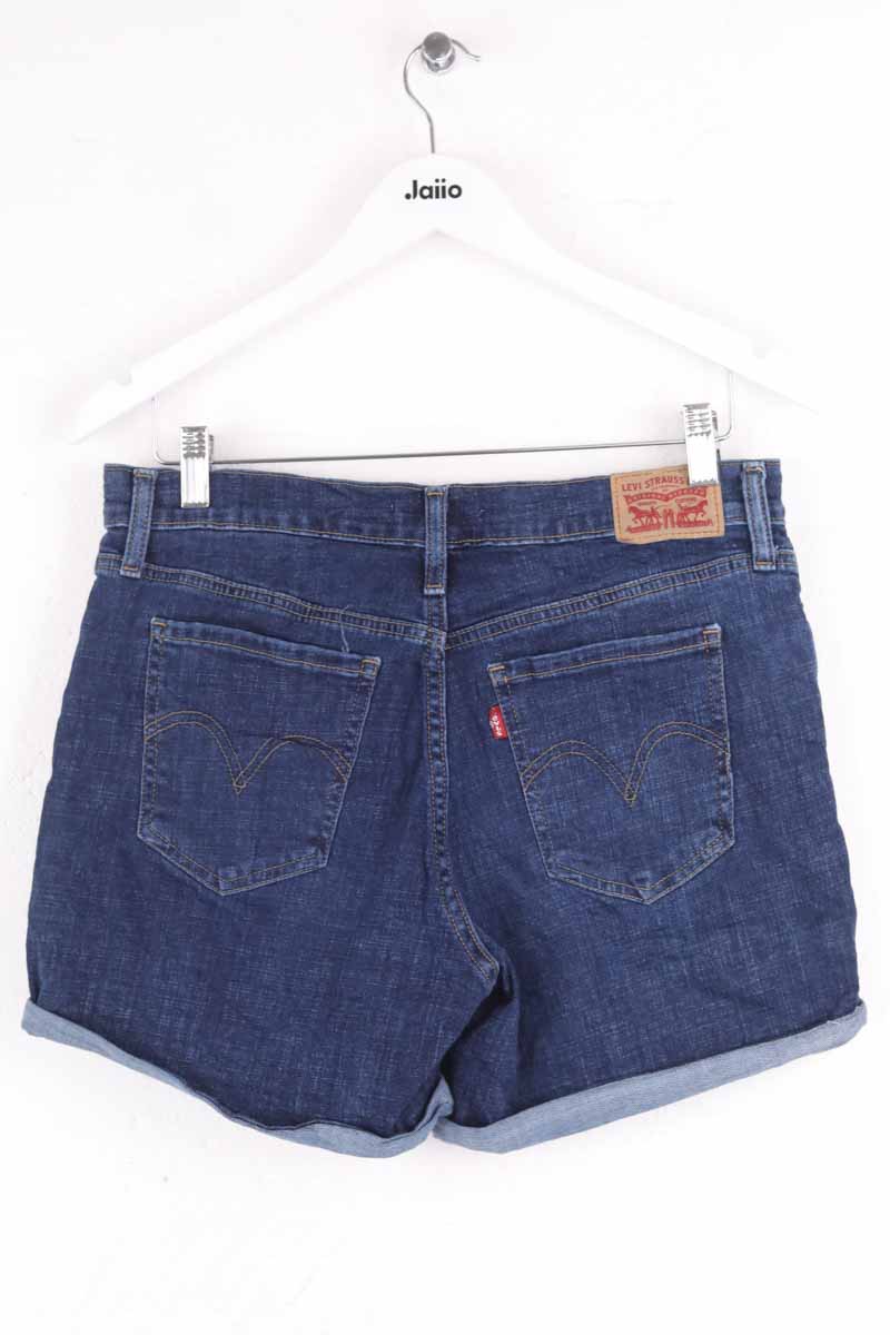 Mini short Levi's Mid Length Short Bleu en Coton
