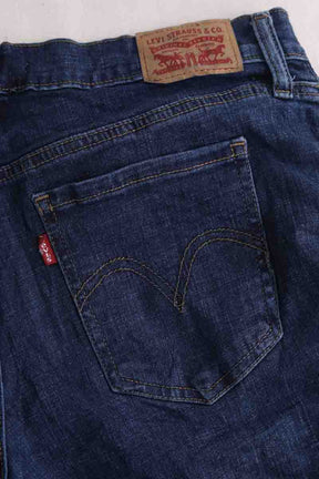 Mini short Levi's Mid Length Short Bleu en Coton