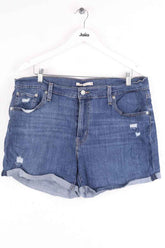 Mini short Levi's Mid Length Shorts Bleu en Coton, taille XXL - Seconde Main