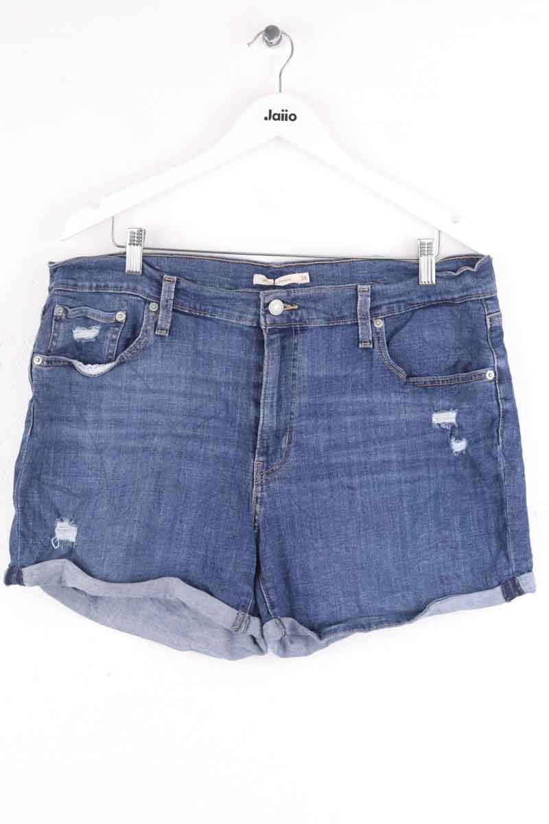 Mini short Levi's Mid Length Shorts Bleu en Coton, taille XXL - Seconde Main