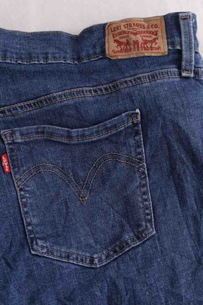 Mini short Levi's Mid Length Shorts Bleu en Coton