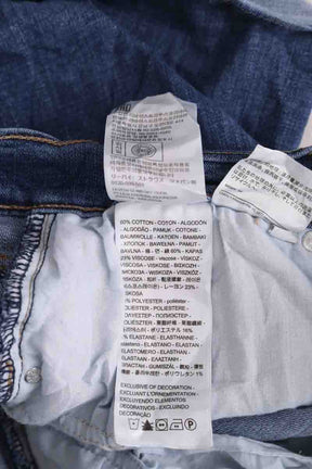 Mini short Levi's Mid Length Shorts Bleu en Coton