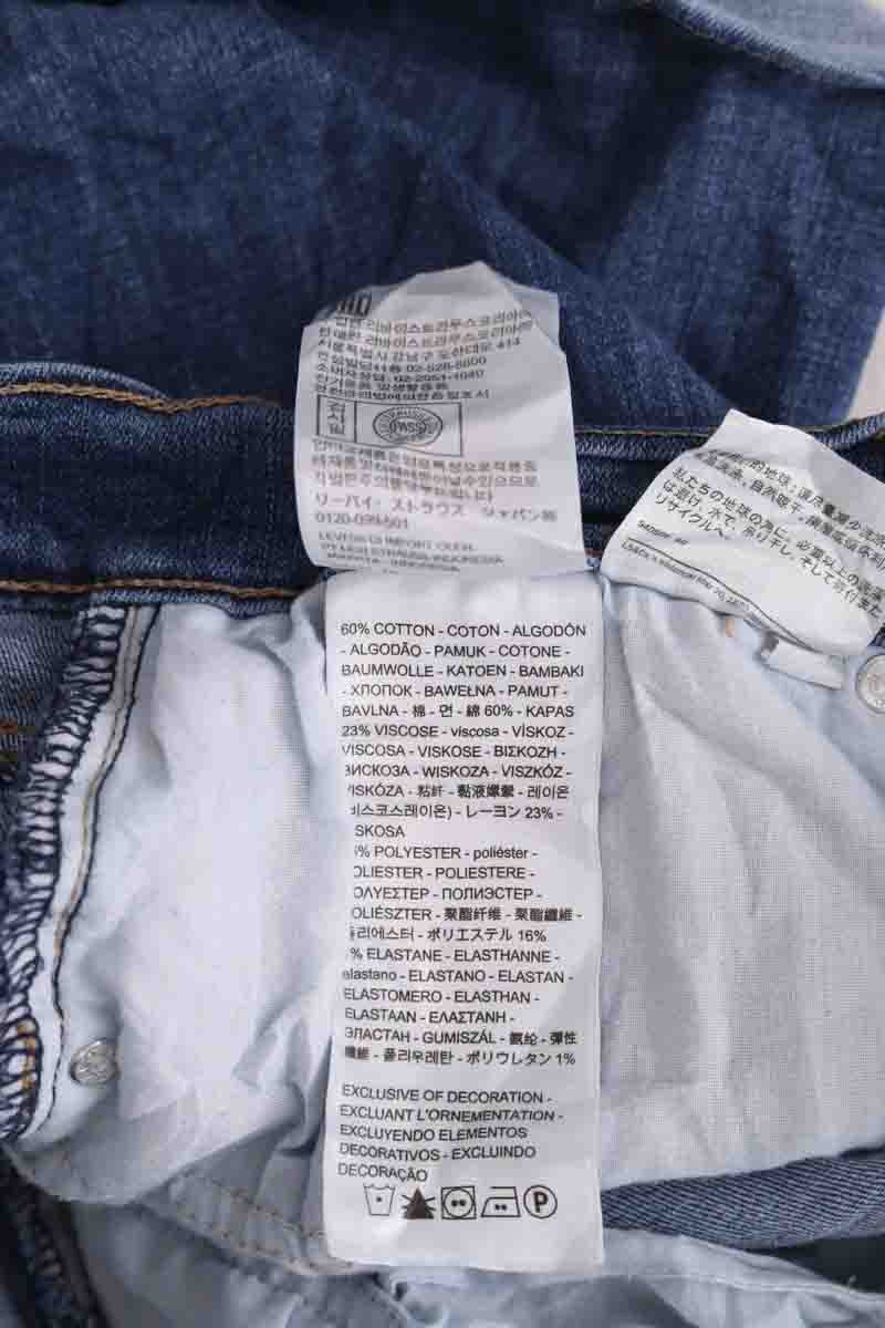 Mini short Levi's Mid Length Shorts Bleu en Coton