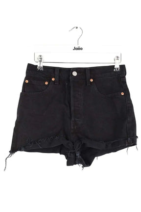 Mini short Levi's Noir en Coton - élasthanne, taille M - Seconde Main
