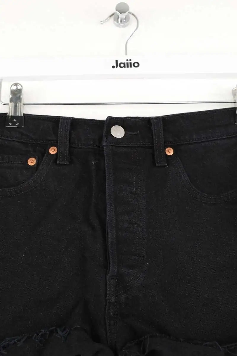 Mini short Levi's Noir en Coton - élasthanne