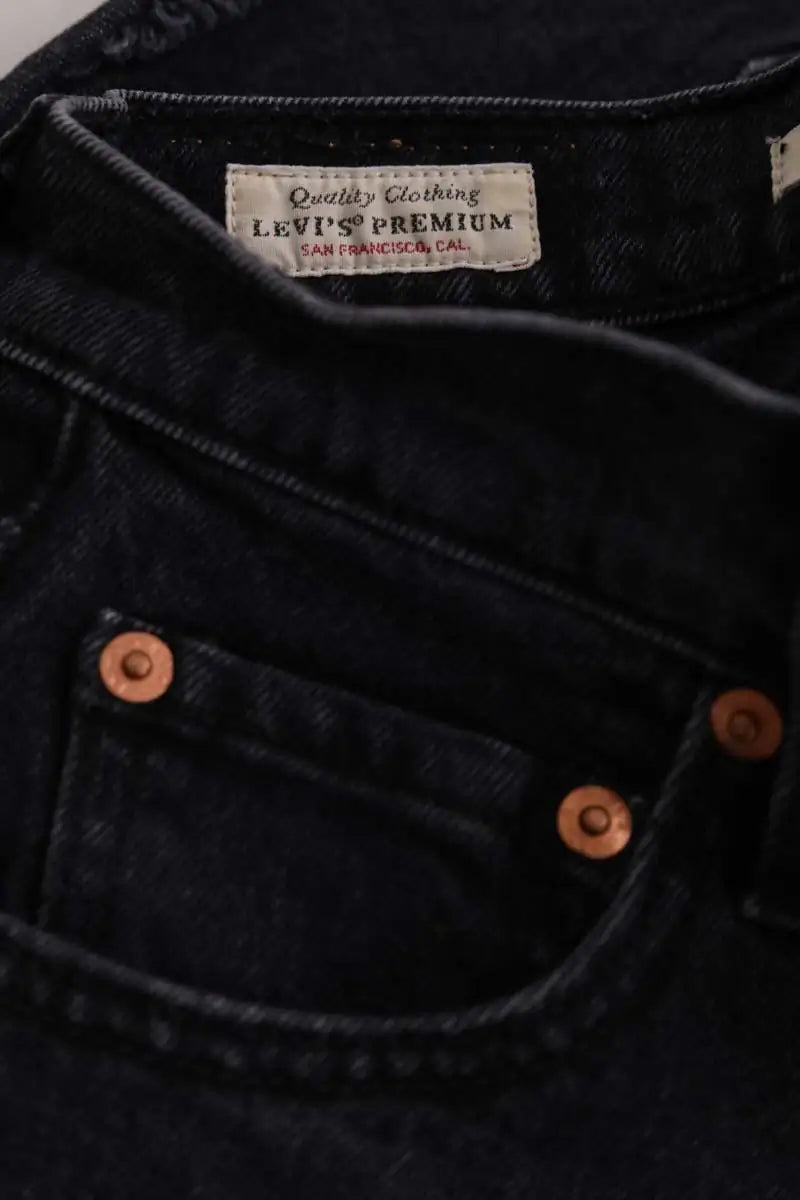 Mini short Levi's Noir en Coton