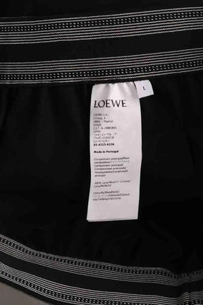 Mini short Loewe Noir en Laine