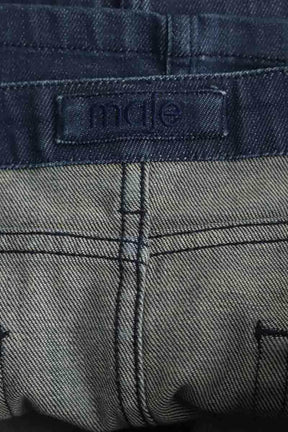 Mini short Maje Bleu en Coton