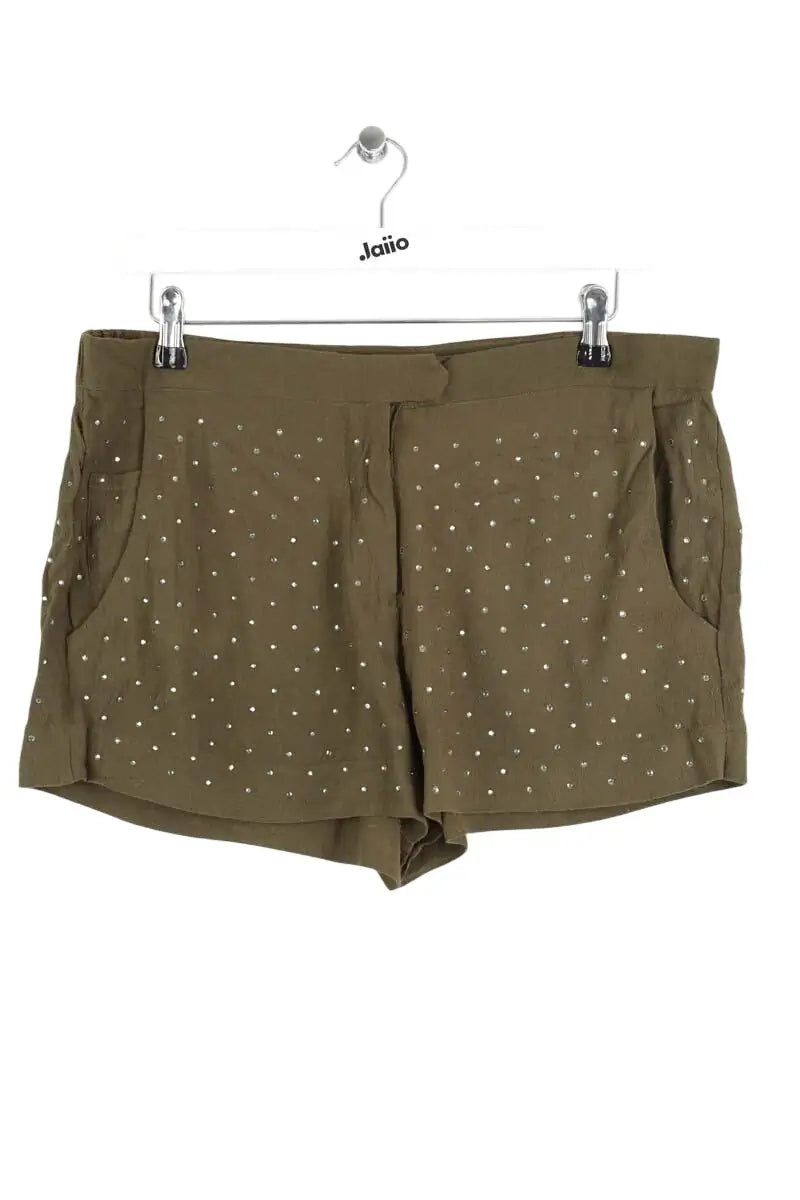 Mini short Maje Kaki en Viscose, taille L - Seconde Main