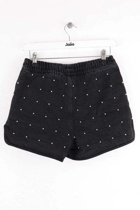 Mini short Maje Noir en Coton