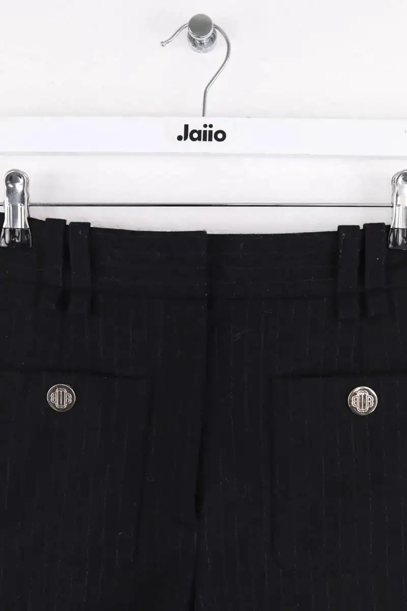 Mini short Maje Noir en Synthétique