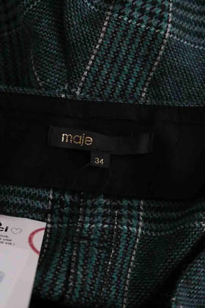 Mini short Maje Vert en Synthétique