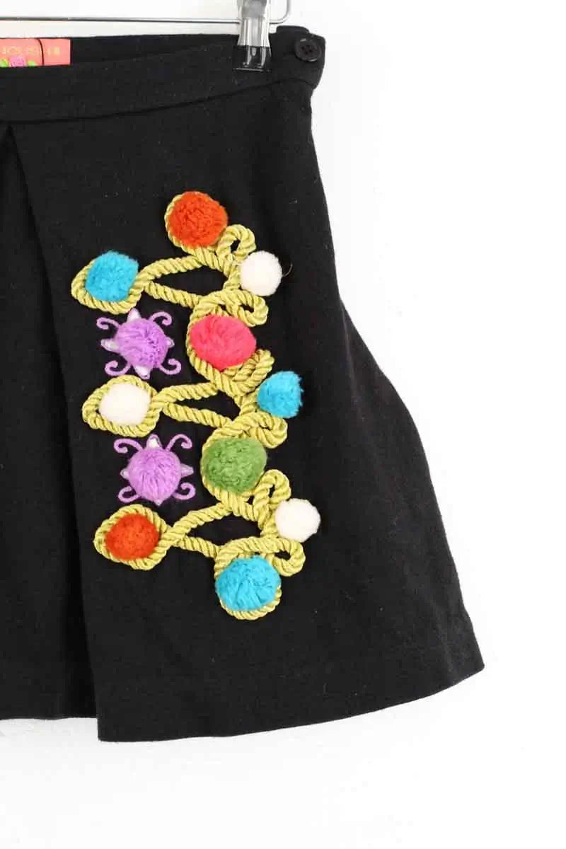 Mini short Manoush Noir en Coton