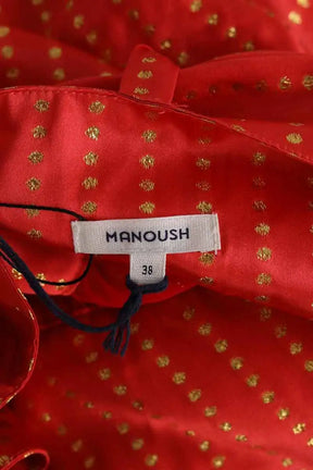 Mini short Manoush Orange en Soie